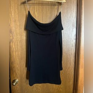 Off shoulder sweater dress